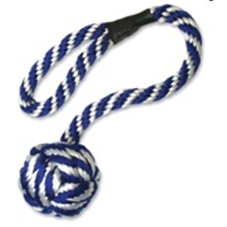 PAWS ABOARD Monkey Fist Rope Toy BlueWhite PAW2200